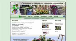 Desktop Screenshot of kv-gartenbauvereine-ab.de